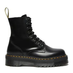 Anfibio platform Dr. Martens Jadon nero in pelle smooth