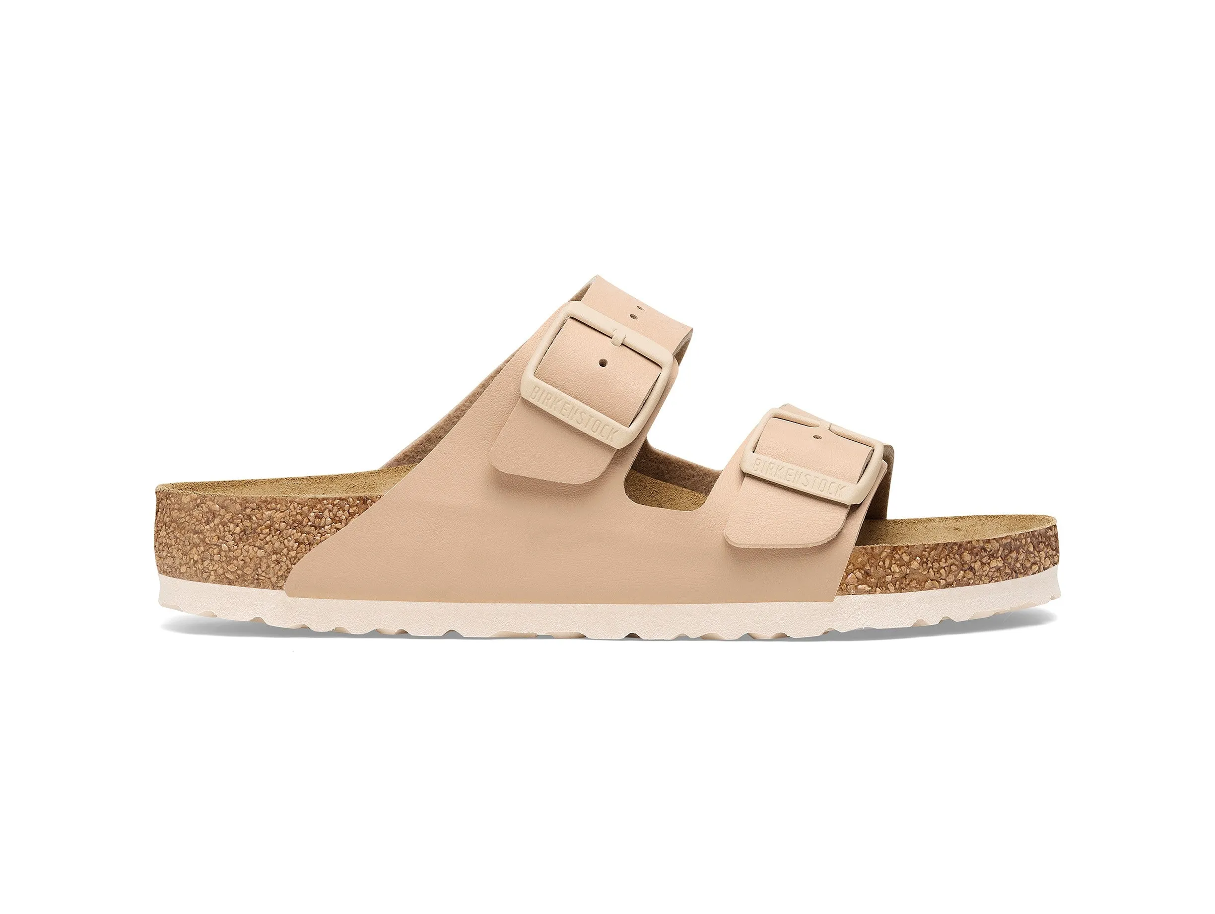 Birkenstock Arizona Donna 2 Fibbie Tomaia Birko-Flor New Beige