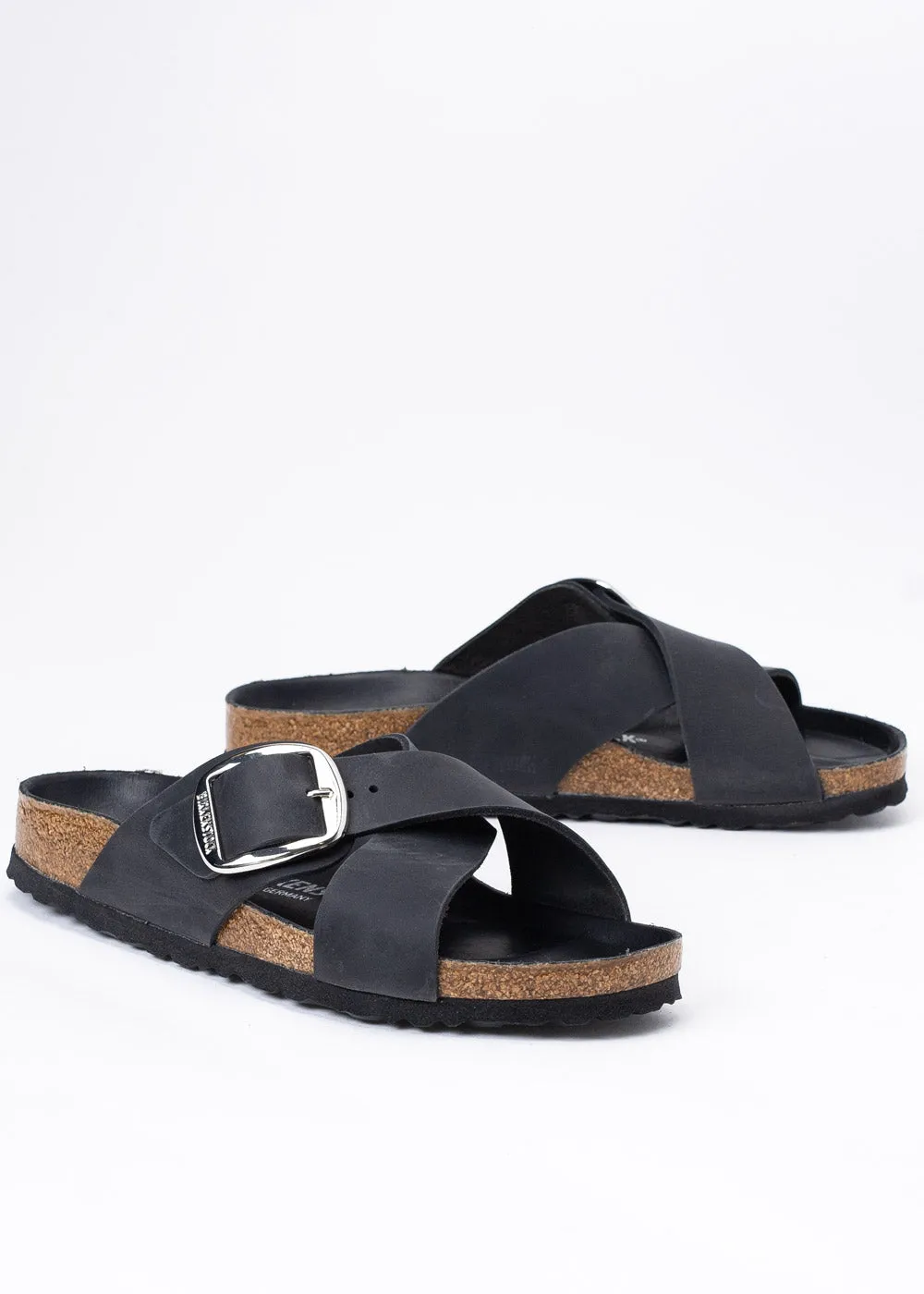 BIRKENSTOCK Siena Big Buckle Black