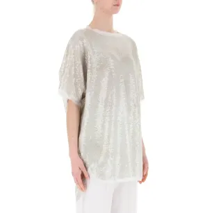 Blusa in paillettes