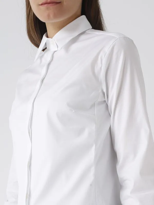 Camicia donna Fay in cotone slim-fit Bianco