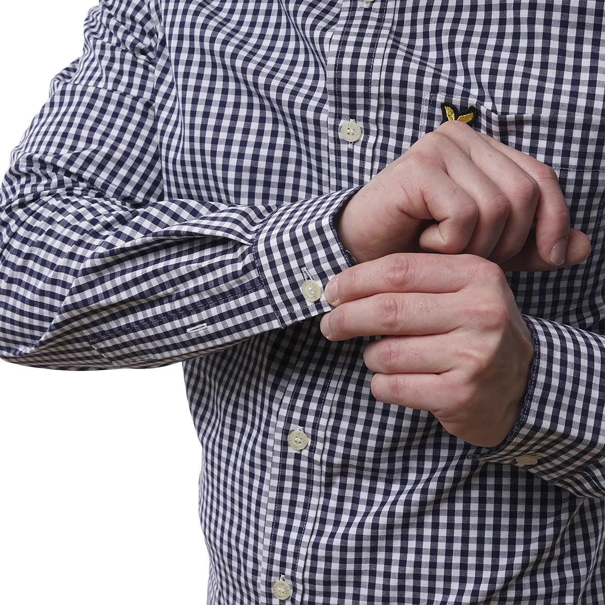 Camicia Lyle Scott Gingham Slim