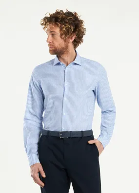 Camicia slim Rumford in puro cotone a righe