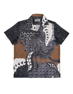 CAMICIA UOMO IN COTONE BIOLOGICO BATIK "SPINDRIFT"