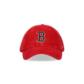 Cappellino Visiera Curva Uomo Mlb Thick Cord Clean Up Bosred Red