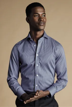 Charles Tyrwhitt - Camicia no stiro con Vestibilità attillata / Slim pied de poule