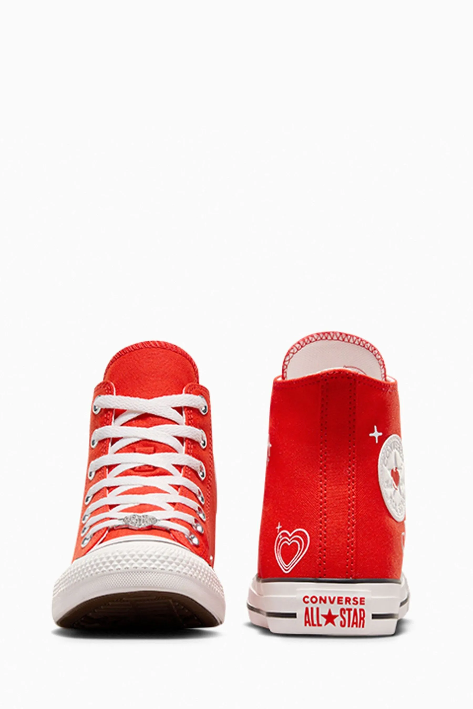 Converse - Chuck Taylor - Scarpe da ginnastica con cuore