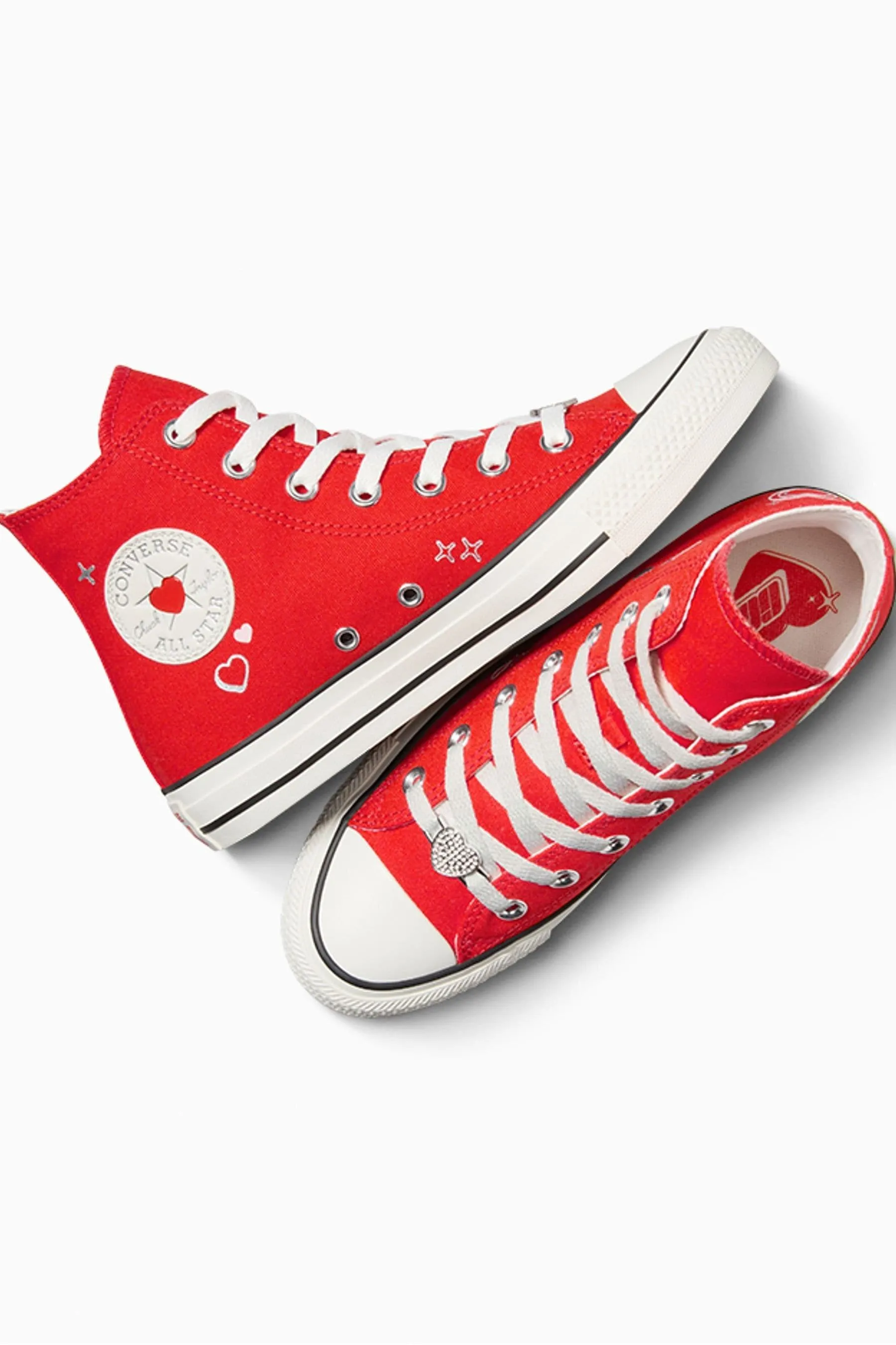 Converse - Chuck Taylor - Scarpe da ginnastica con cuore