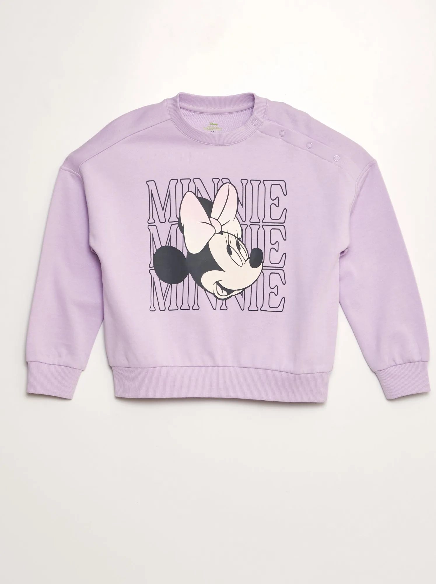 Felpa ''Minnie'' in french terry - So Easy - BIANCO