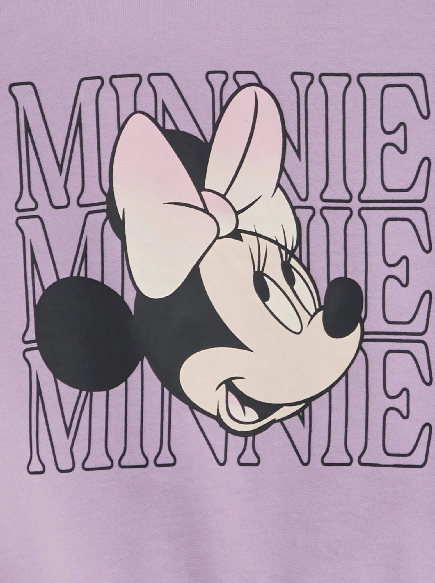 Felpa ''Minnie'' in french terry - So Easy - BIANCO