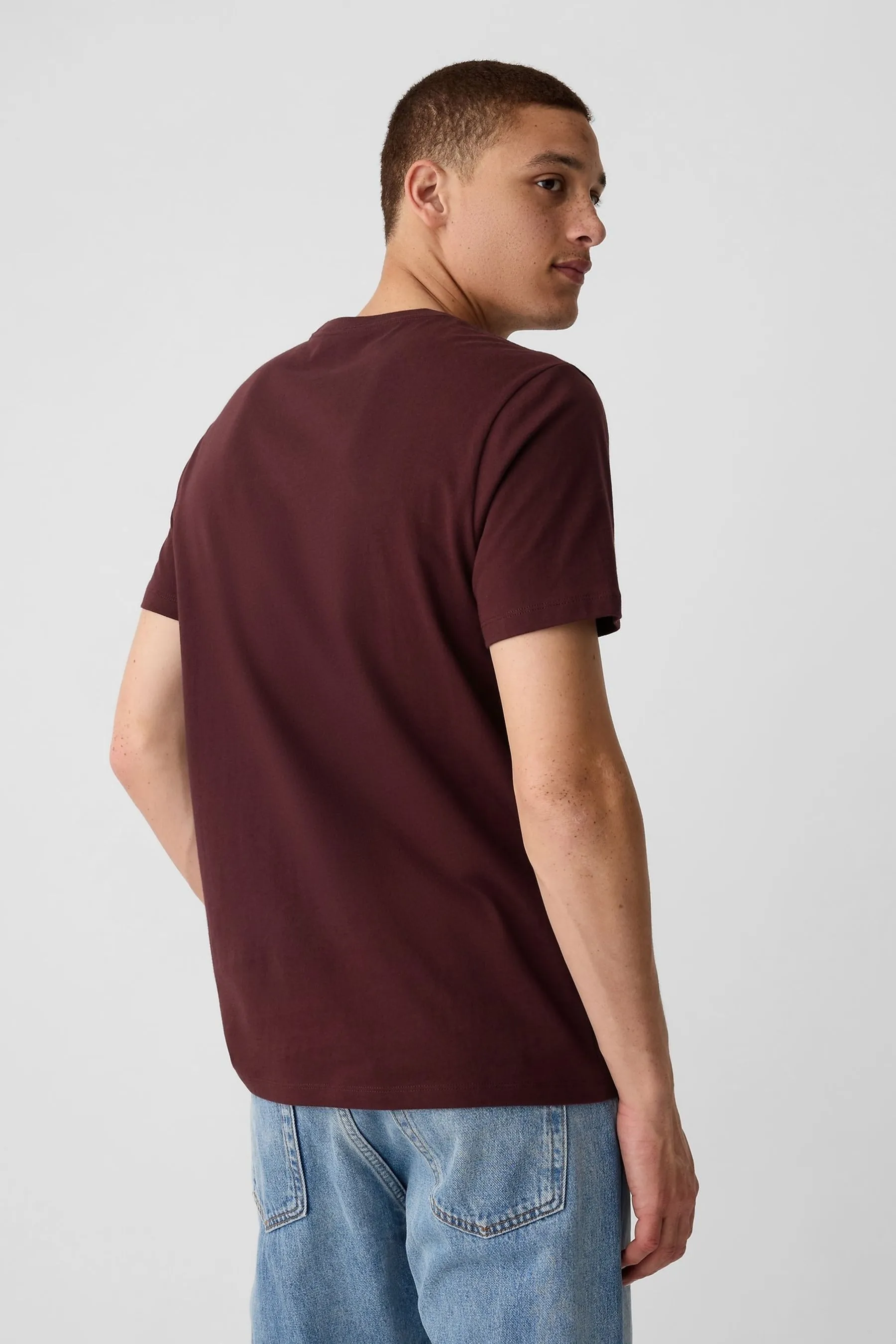 Gap Everyday Logo 100% Cotone Girocollo Maniche corte T Shirt    