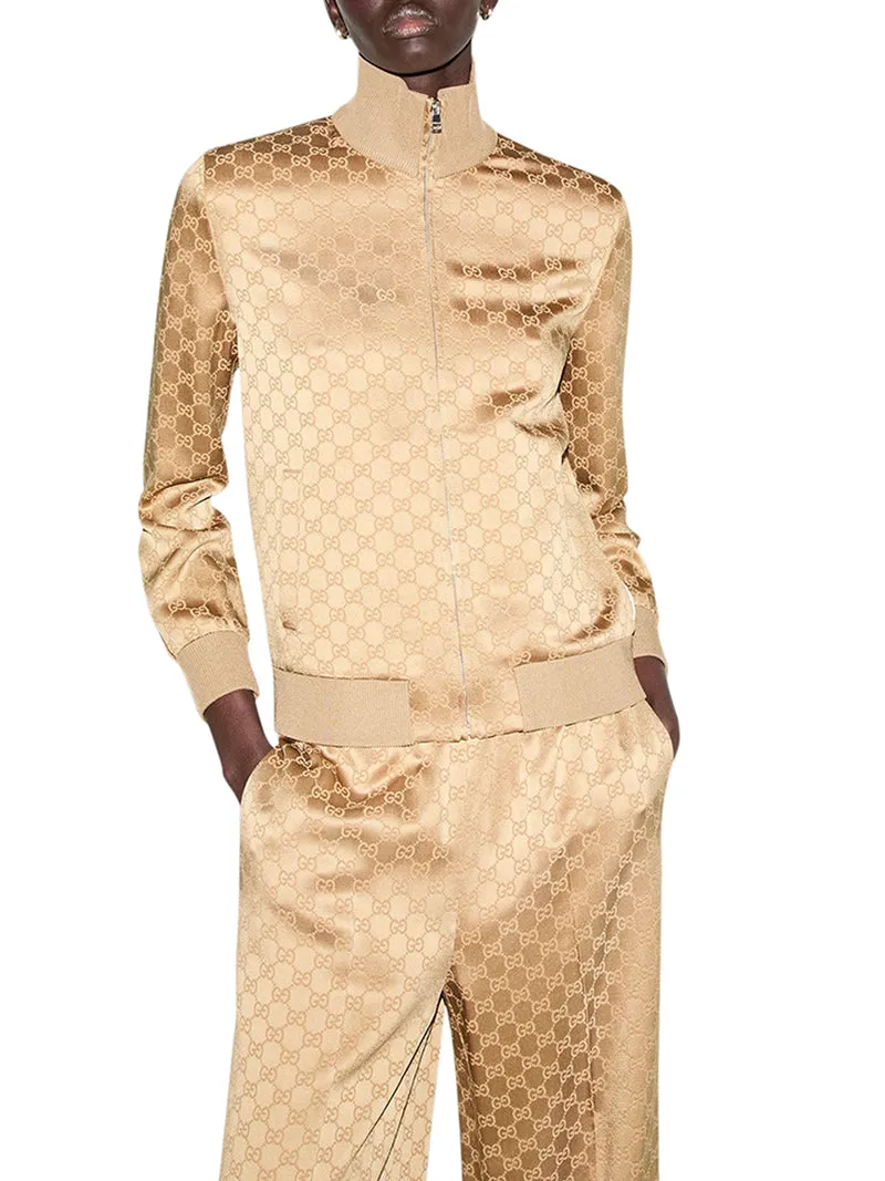GIACCA CON CERNIERA IN JACQUARD GG