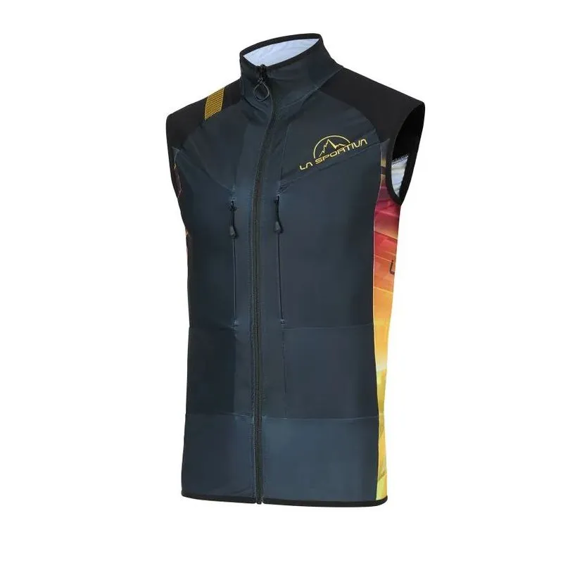 Gilet senza maniche da uomo La Sportiva Stratos V Racing Vest (Nero/Giallo)