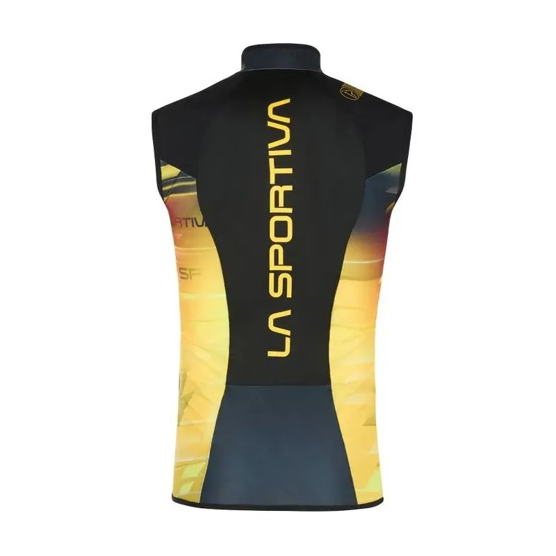 Gilet senza maniche da uomo La Sportiva Stratos V Racing Vest (Nero/Giallo)