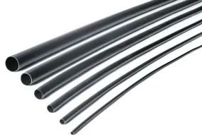 Guaina termorestringente HellermannTyton Ø 4.5mm, col. Nero, restringimento 3:1, L. 1.2m, adesiva