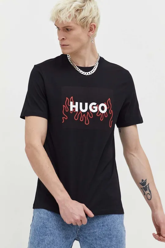 HUGO t-shirt in cotone