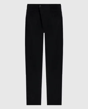 Jan Jan Van Essche Pantaloni neri con lana TROUSERS70ALPACAWOCOT