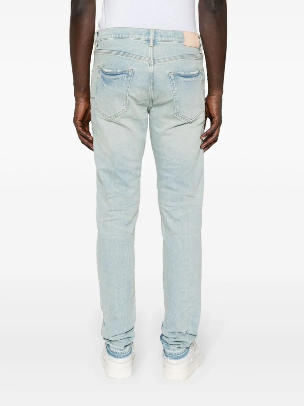 Jeans skinny in blu - uomo