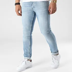 Jeans skinny in denim blu Ivry