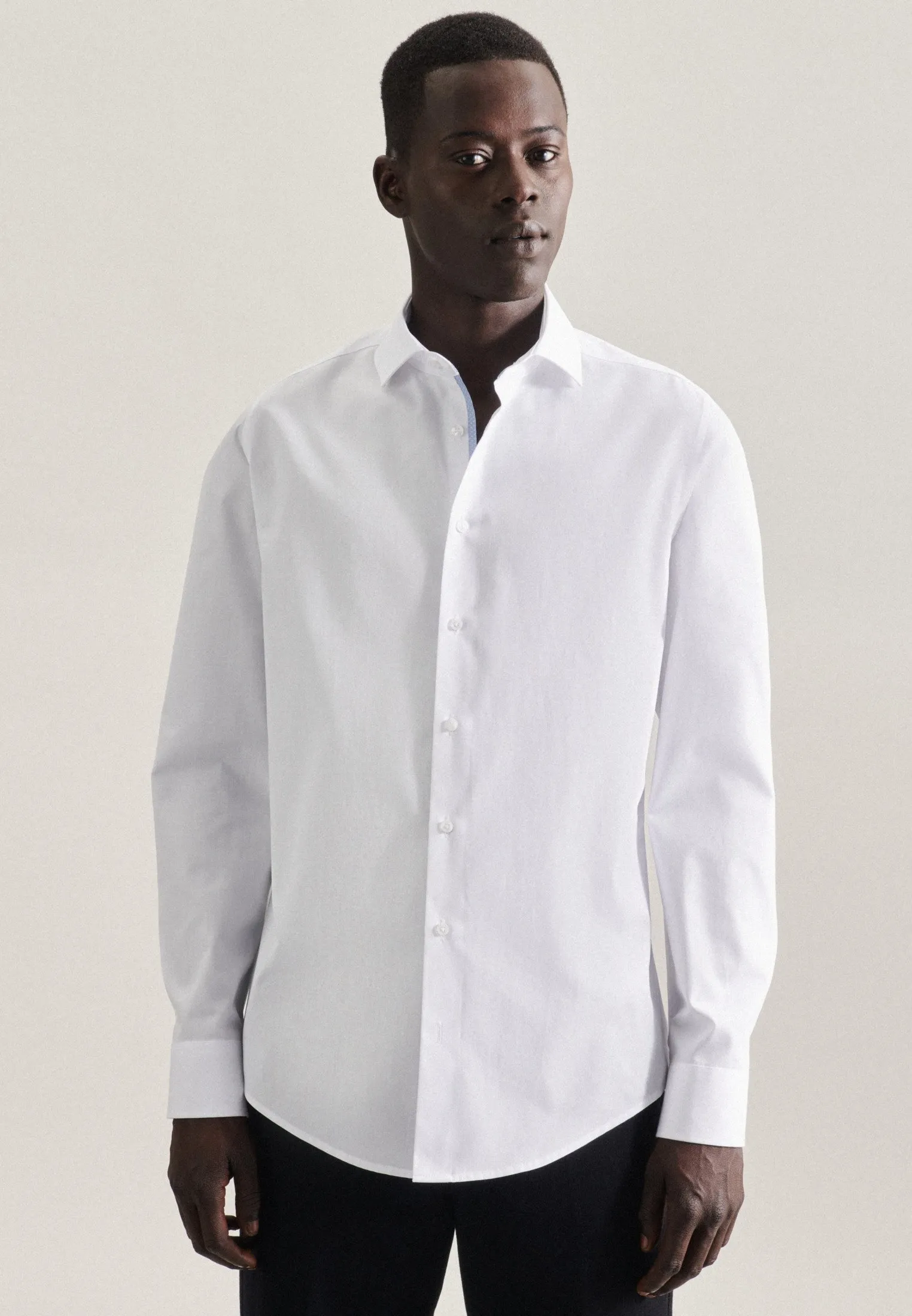 KENT SLIM FIT CONTRAST - Camicia elegante