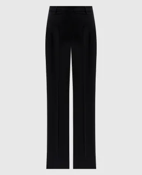 Max Mara Sportmax Pantaloni neri MORA realizzati in lana MORA12