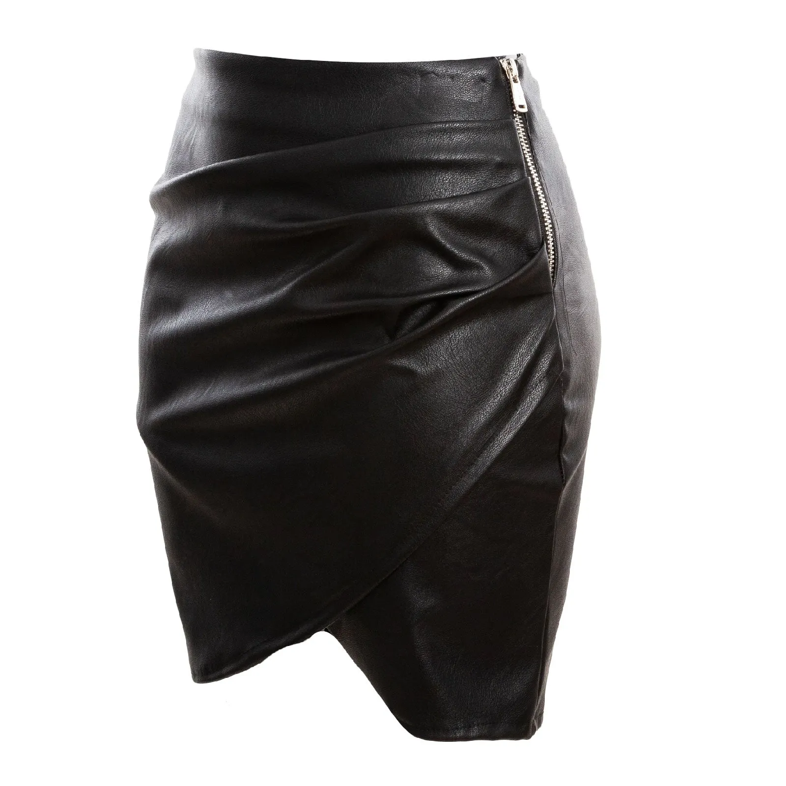 Minigonna donna gonna pelle JL-2557