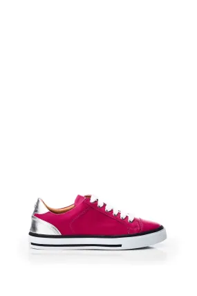 Moda in Pelle - Amor - Scarpe da ginnastica Pizzo sneakers slim con suola