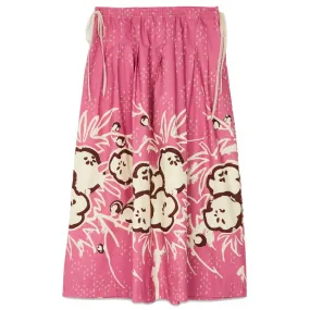 Ottod'Ame - Gonna Lunga in Fantasia Floreale - Rosa - Gonna - Luxury Exclusive Collection