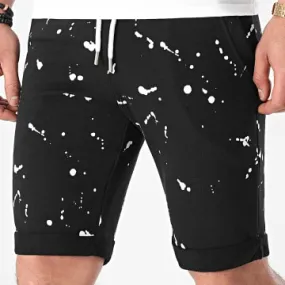 Pantaloncini da jogging neri Speckle 1493