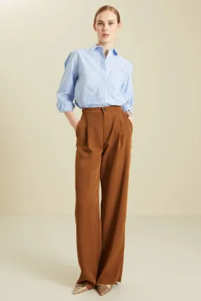 Pantalone ampio a vita alta