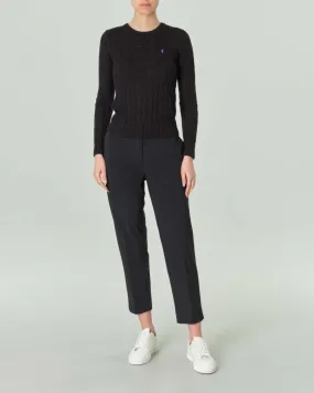 Pantaloni neri Revo Chino Wom in tessuto water resistant dal finish opaco