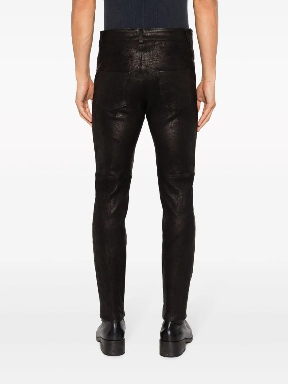 Pantaloni skinny in nero - uomo