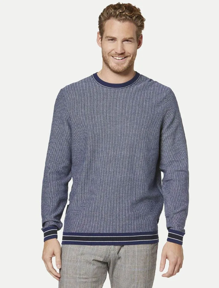 Pullover Manica Lunga Bugatti - Blu