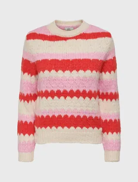 Pullover Manica Lunga Jdy - Bianco