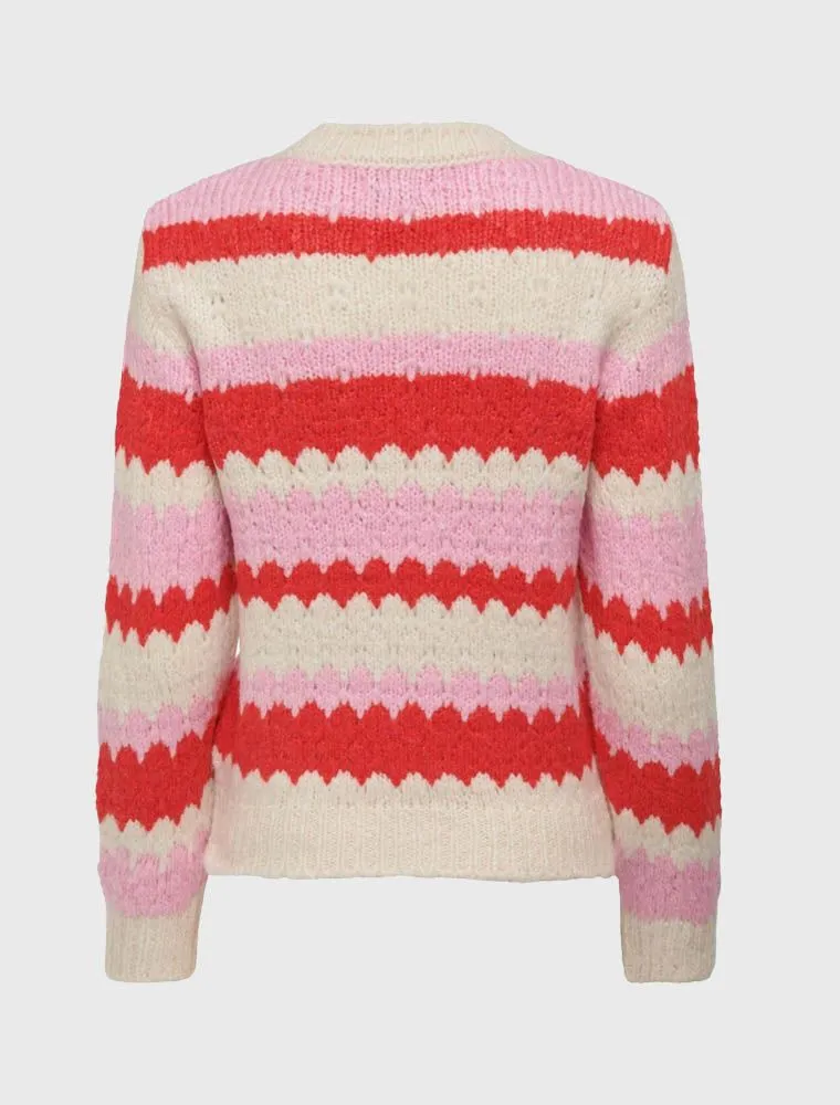Pullover Manica Lunga Jdy - Bianco