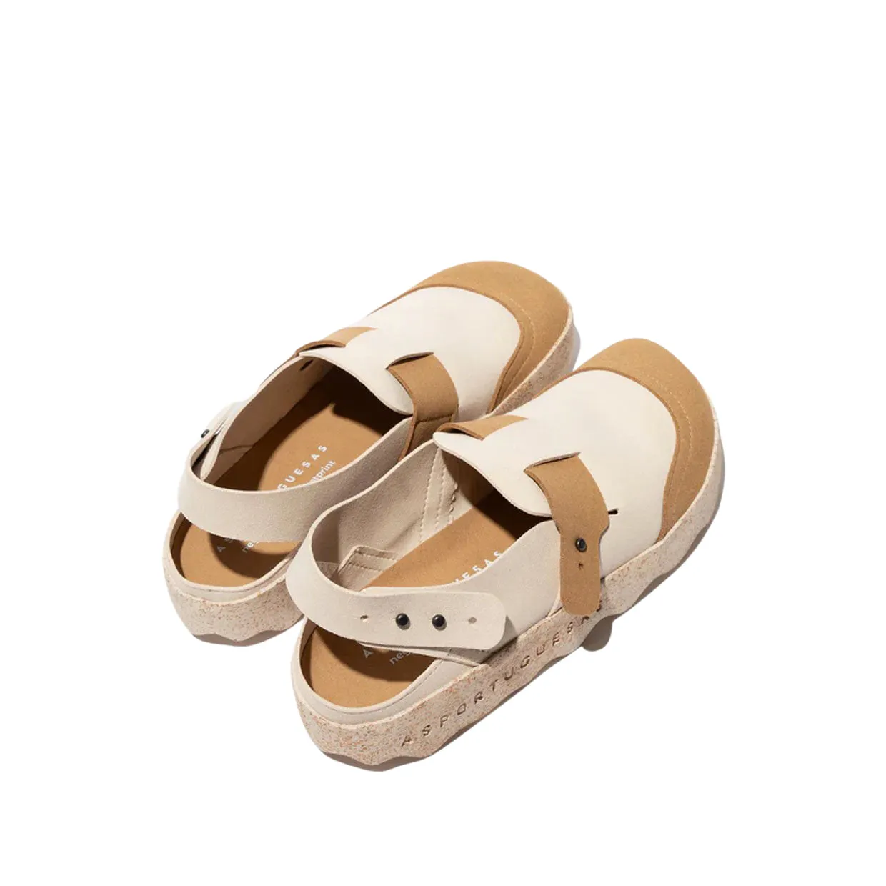 Sandali Donna Asportuguesas Strappy Mules Cute Beige / Sabbia