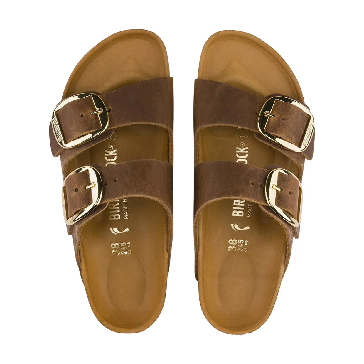 Sandali Donna Birkenstock Arizona Big Buckle Marrone