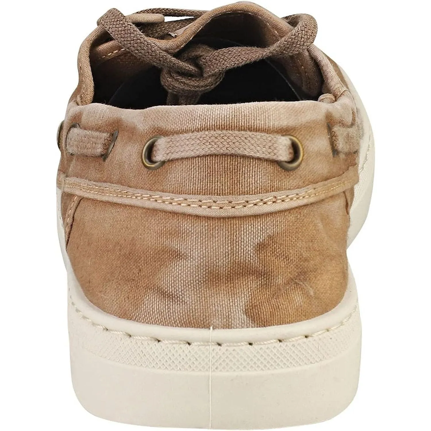 Scarpe in Tela NATURAL WORLD Uomo nautico enzimatico Beige