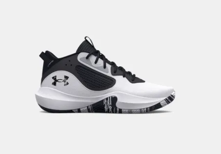 Scarpe junior Under Armour UA GS Lockdown 6 3025617 101 Bianco