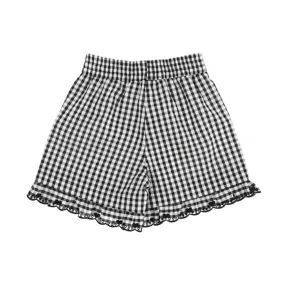 Shorts Vichy Bianchi E Neri Bambina