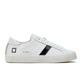 Sneaker da donna D.A.T.E. Hill Low Vintage bianca e nera