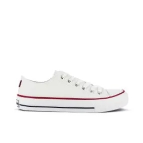 Sneakers bianche in tela