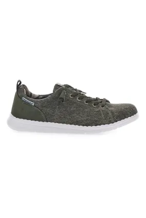 Sneakers In Tela Verde Scuro Carrera 11102D