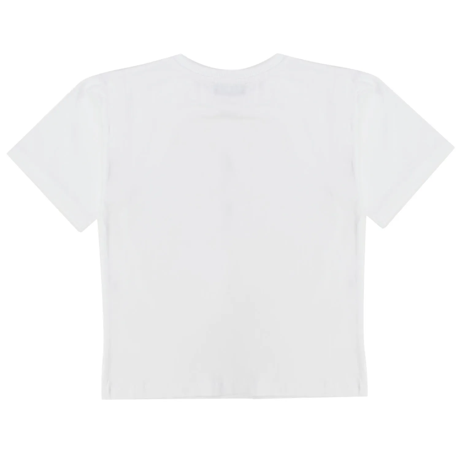 T-Shirt Con Orsetto Bianca Bambino E Teenager