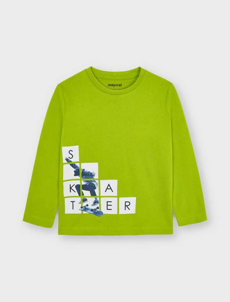 T-shirt Manica Lunga Mayoral - Lime