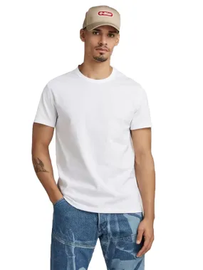 T-shirt Uomo basic bianca maniche corte