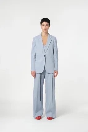 TELA Dust blue linen blazer