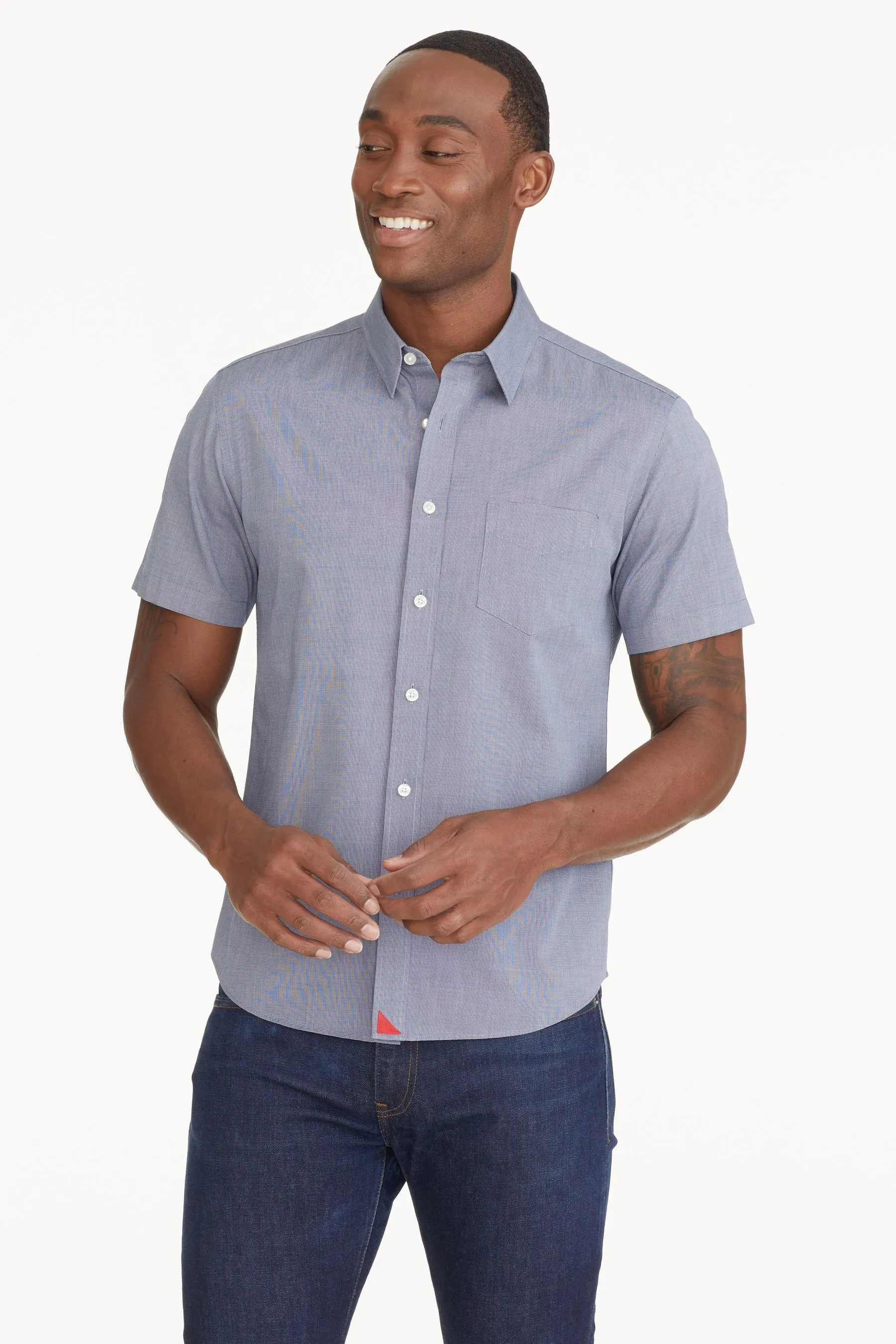 UNTUCKit - Camicia a maniche corte con scritta 