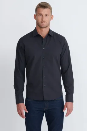 UNTUCKit - Vestibilità attillata / Slim Nero - Camicia Stone a righe