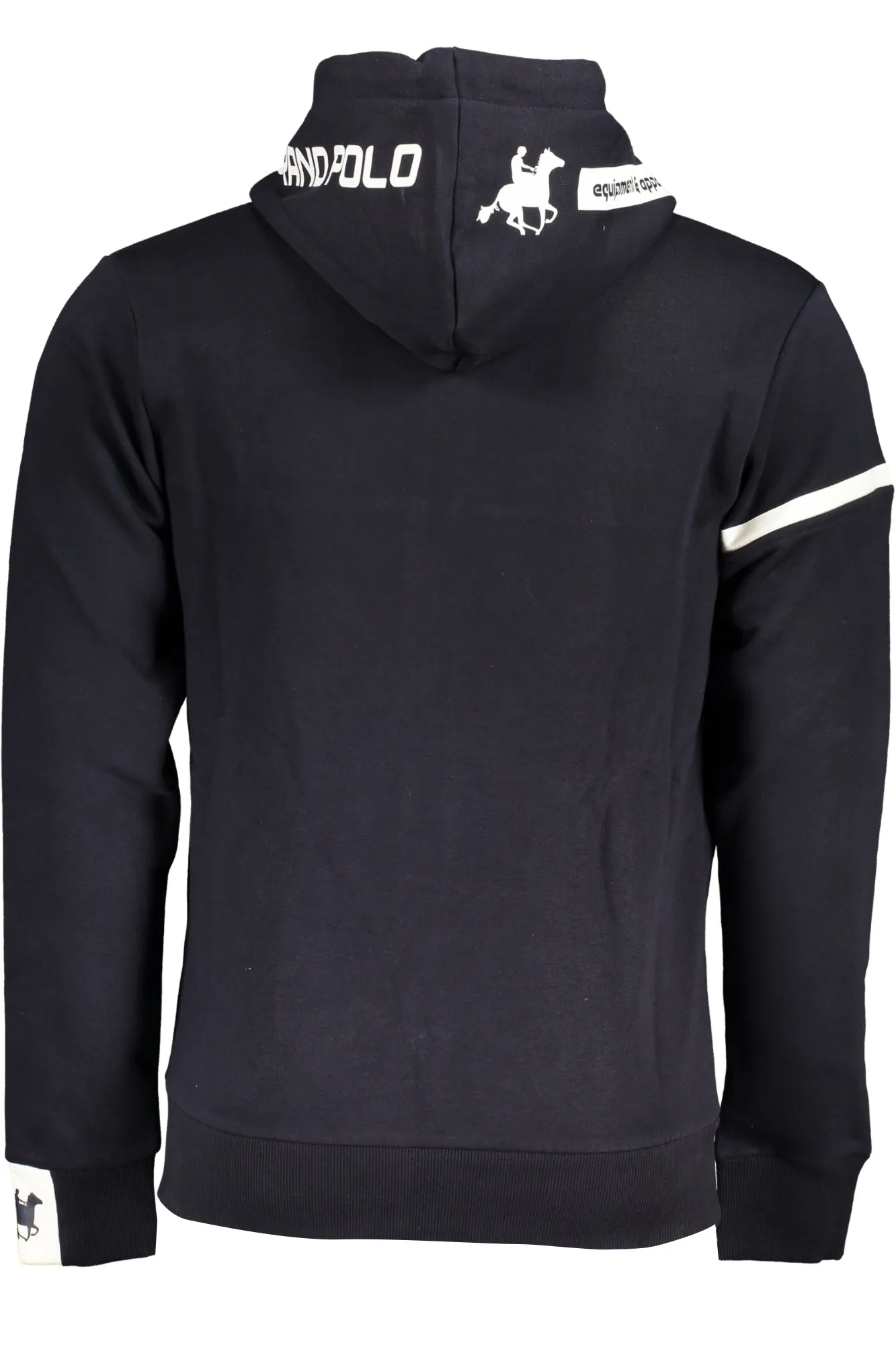 U.S. GRAND POLO FELPA CON ZIP UOMO BLU